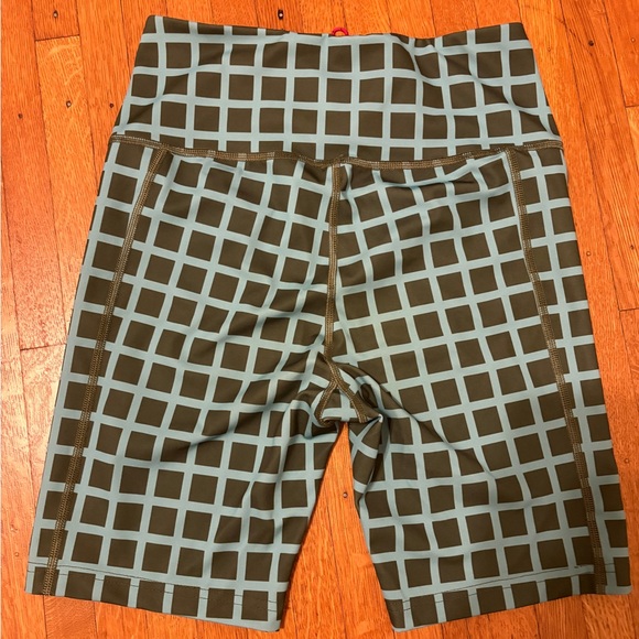 Topo designs Women's Sport bike Shorts - Olive Grid - S - Picture 3 of 3